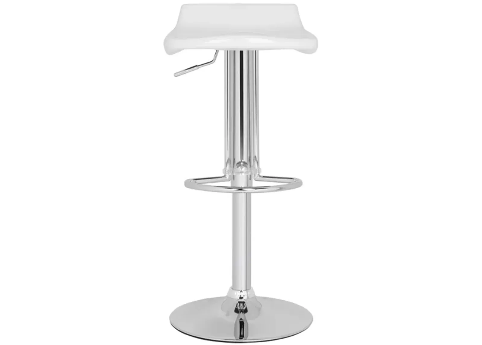 Wren Swivel Bar Stool in White by Safavieh