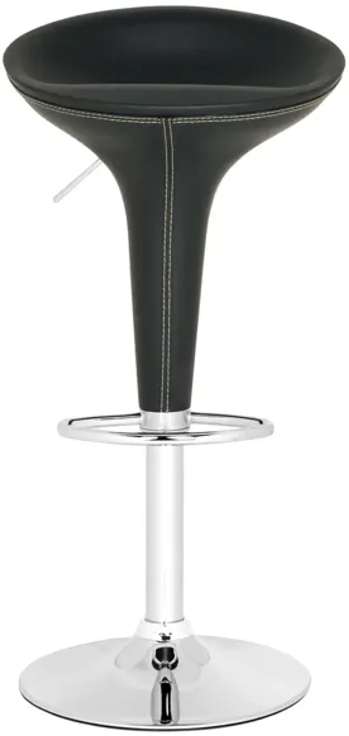 Benicio Swivel Bar Stool in Black by Safavieh