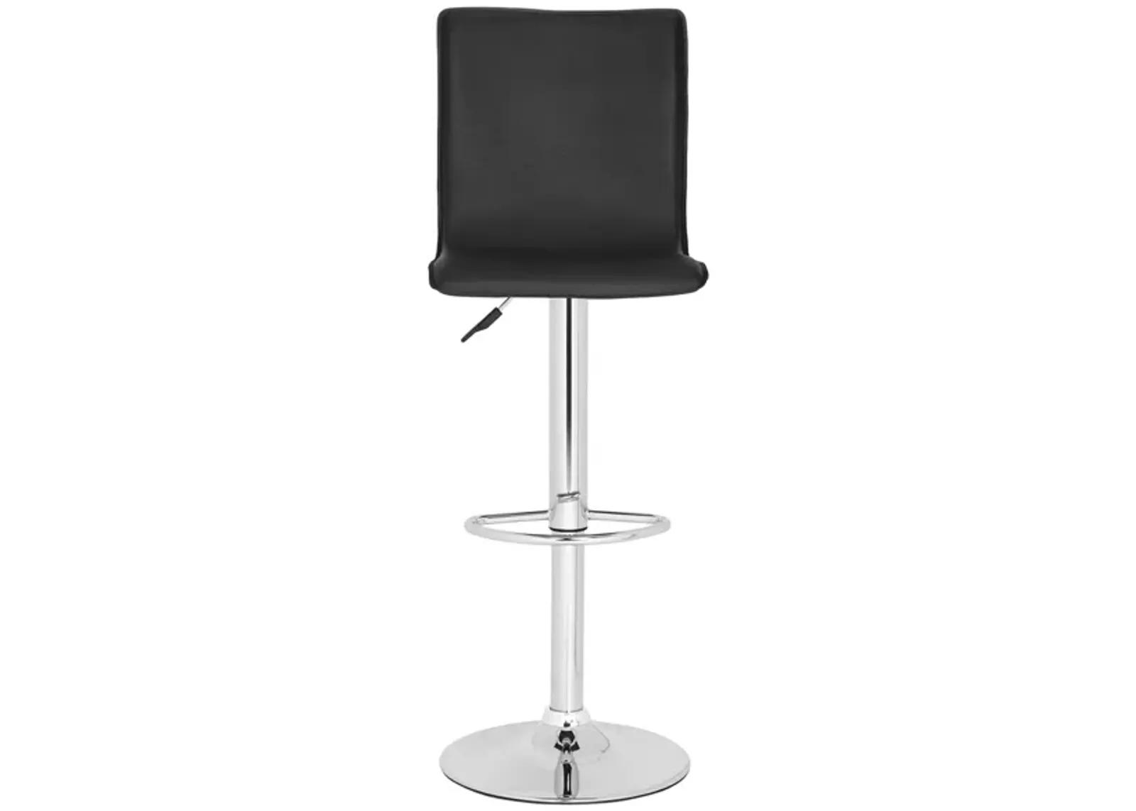 Tillman Swivel Bar Stool in Black by Safavieh