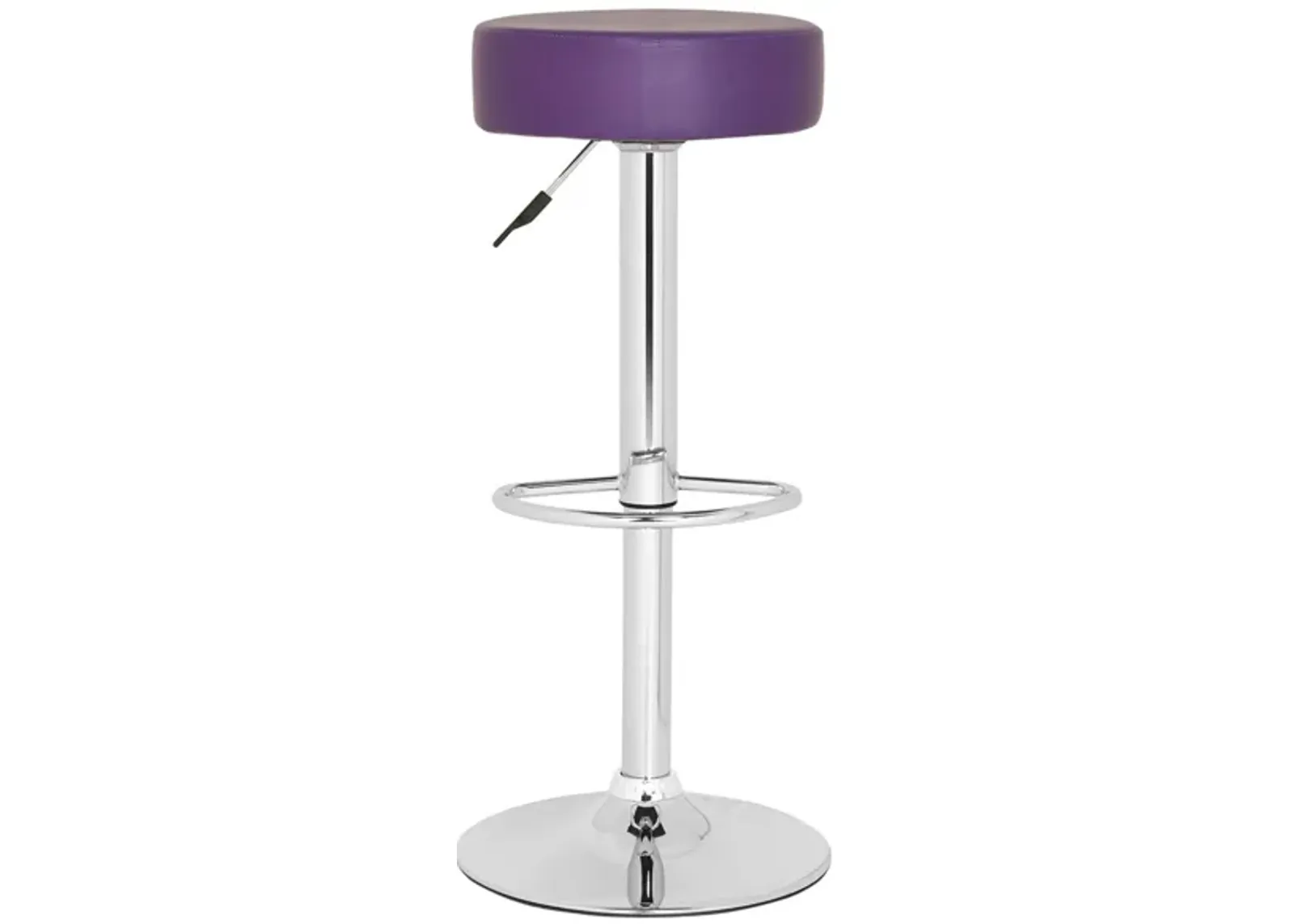 Jon Swivel Bar Stool in Purple by Safavieh