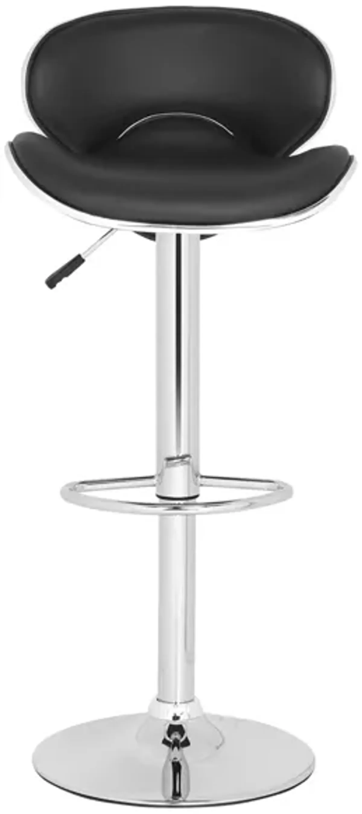 Trio Swivel Bar Stool in Black by Safavieh