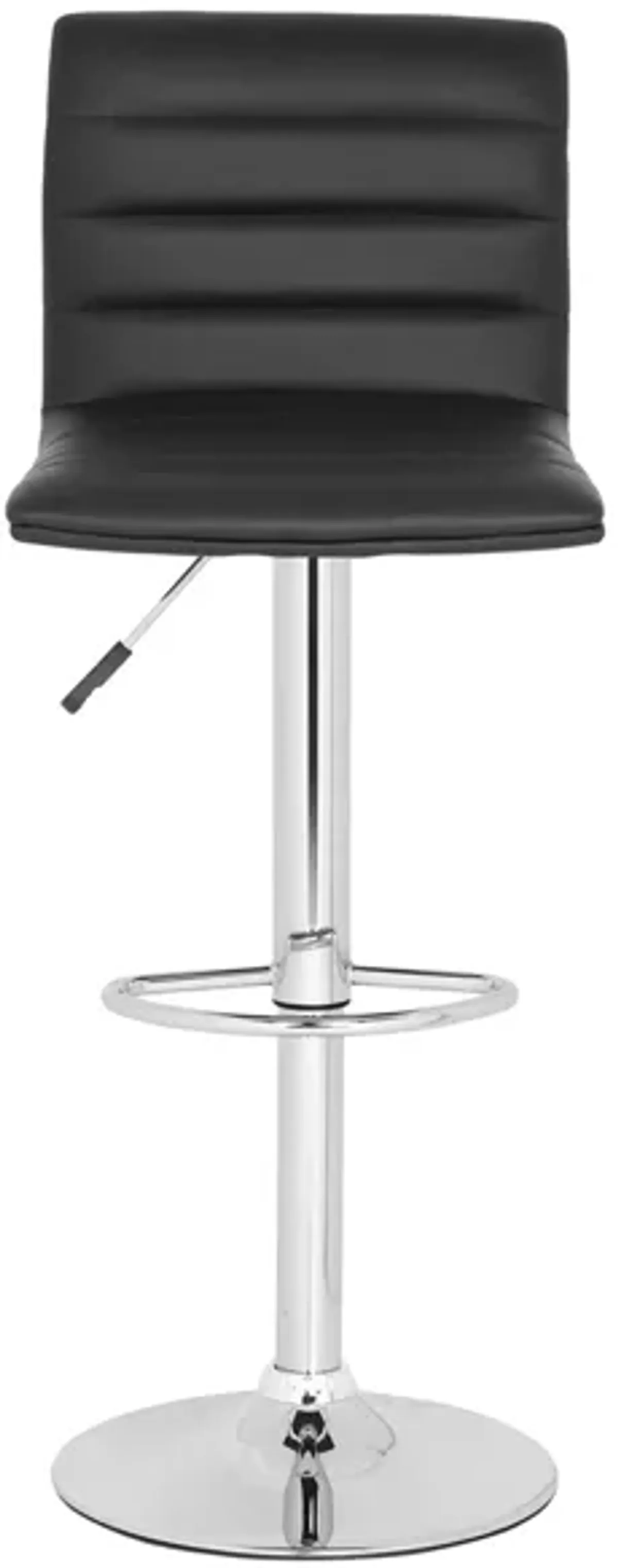 Wateree Swivel Bar Stool in Black by Safavieh