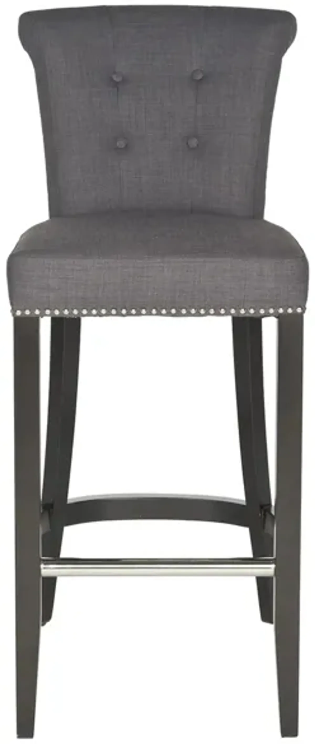 Wedgefield Bar Stool in Charcoal by Safavieh