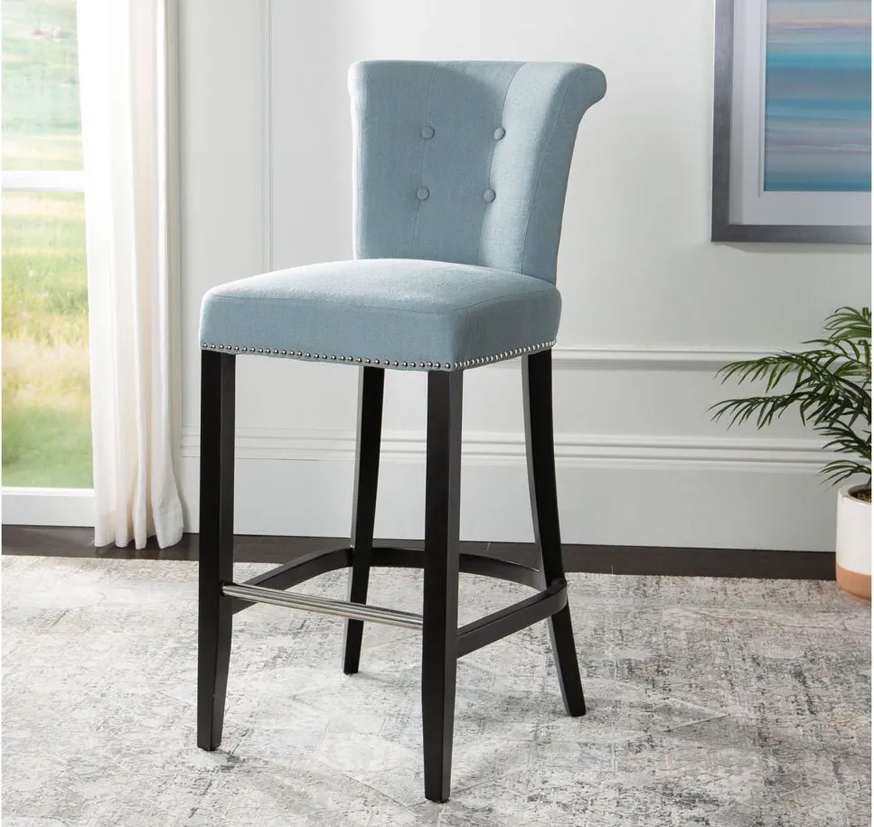 Wedgefield Bar Stool in Sky Blue by Safavieh