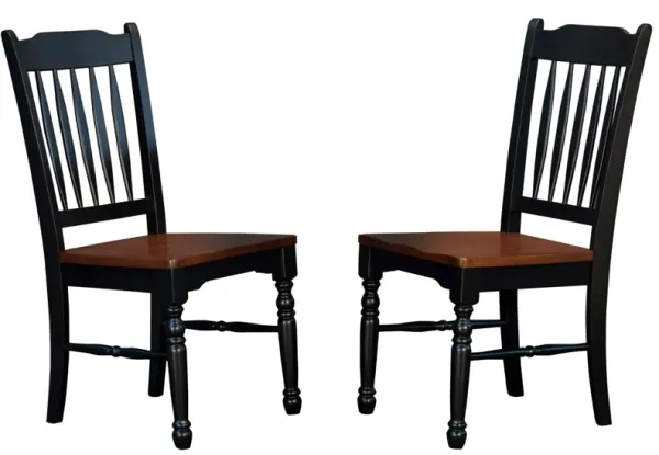 British Isles Slatback Dining Chair - Set of 2