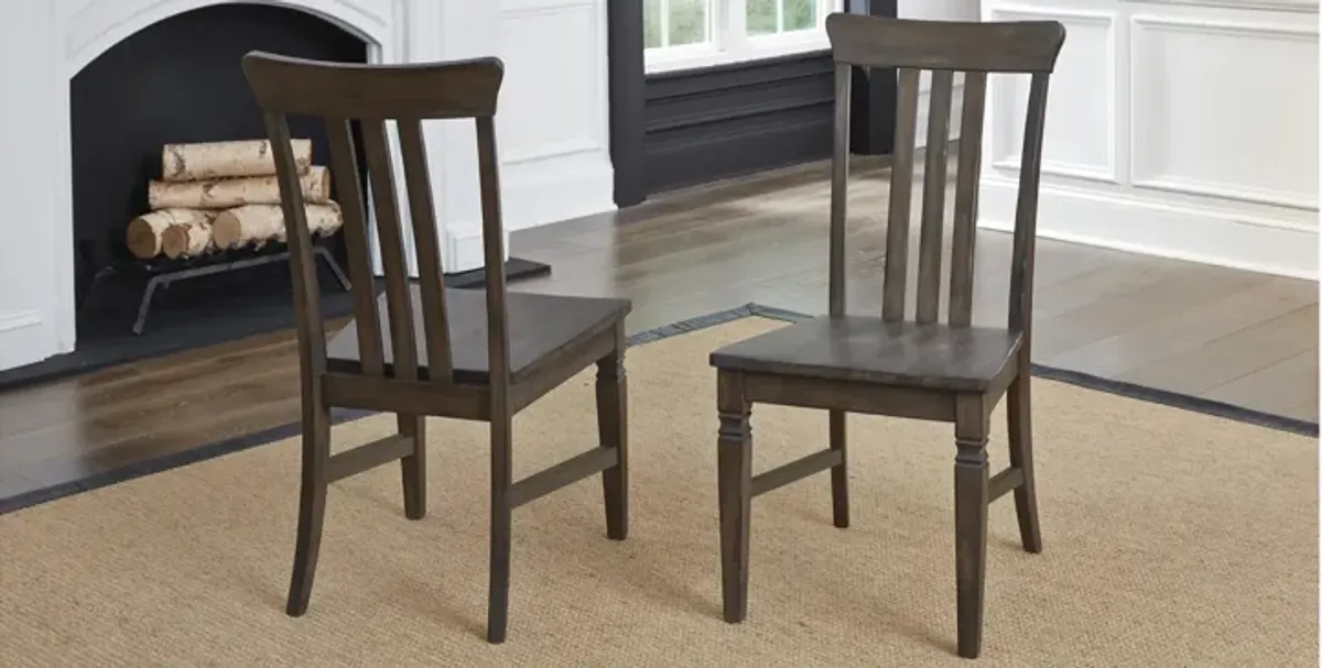 Kingston Slatback Dining Chair - Set of 2