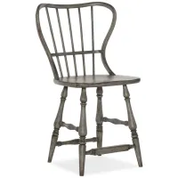 Ciao Bella Spindle Back Counter Stool in Speckled Gray by Hooker Furniture