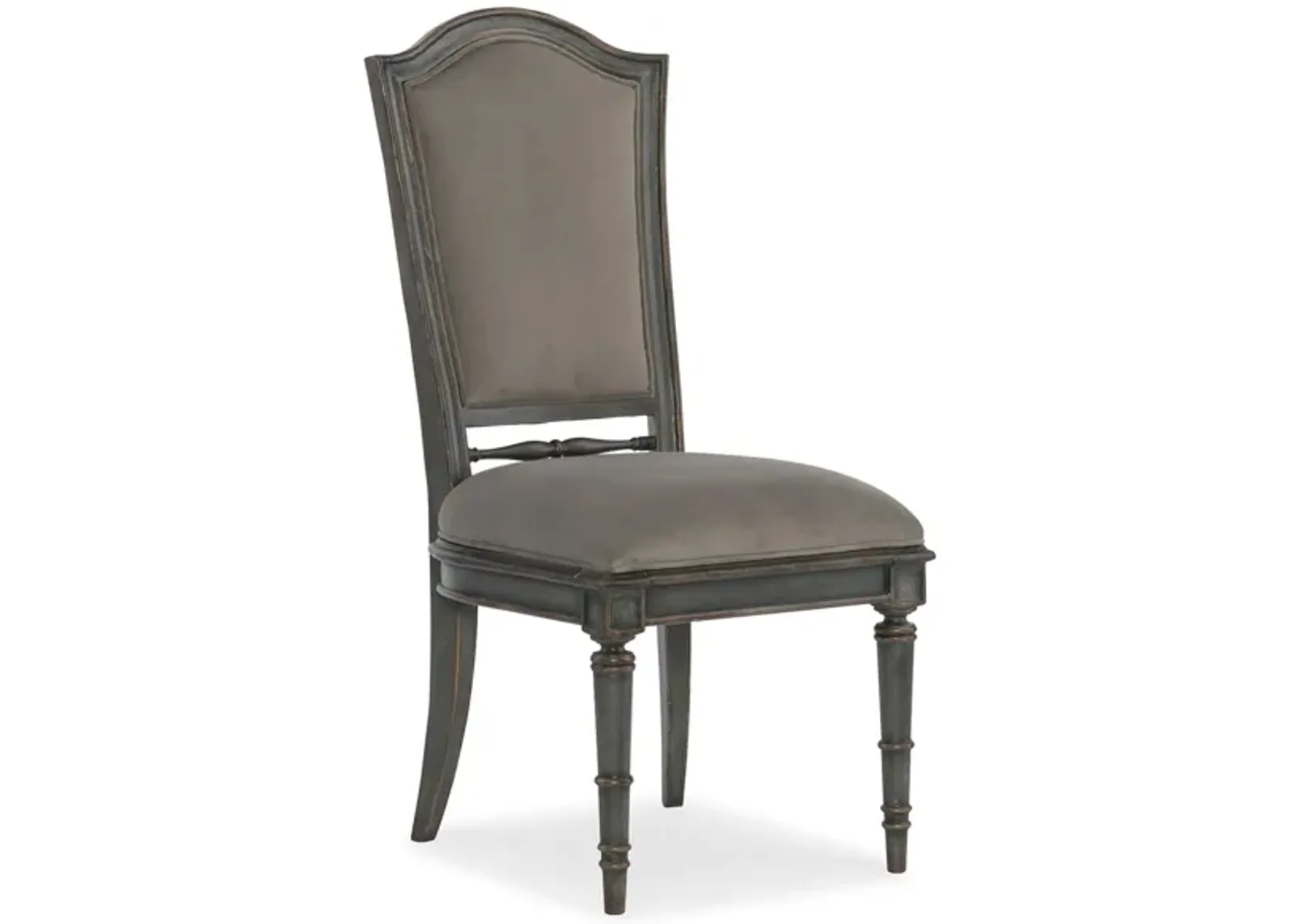 Arabella Upholstered Side Chair - Set of 2 in Charcoal by Hooker Furniture