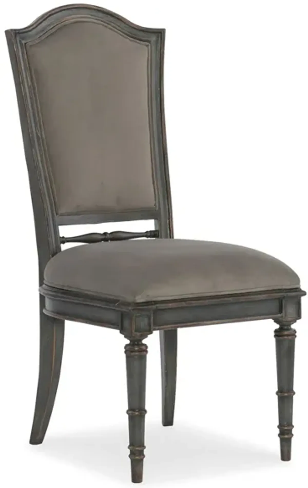 Arabella Upholstered Side Chair - Set of 2 in Charcoal by Hooker Furniture