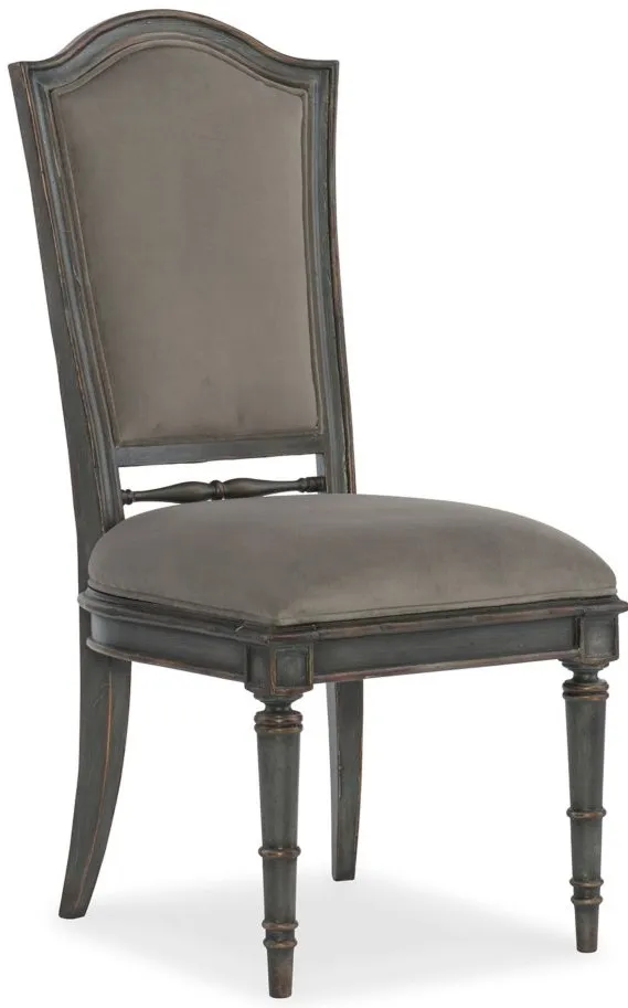 Arabella Upholstered Side Chair - Set of 2 in Charcoal by Hooker Furniture