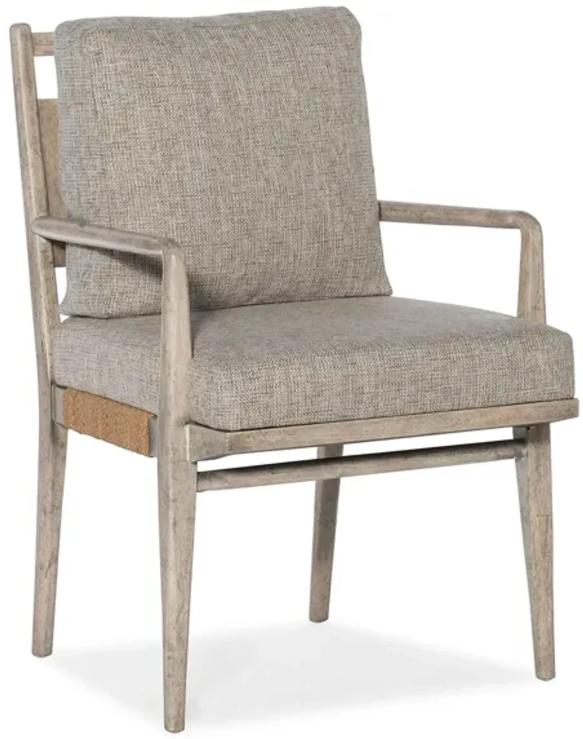 Amani Upholstered Arm Chair - Set of 2 in Buff Almond by Hooker Furniture