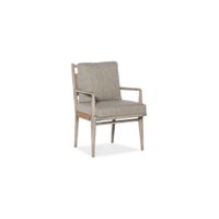 Amani Upholstered Arm Chair - Set of 2 in Buff Almond by Hooker Furniture
