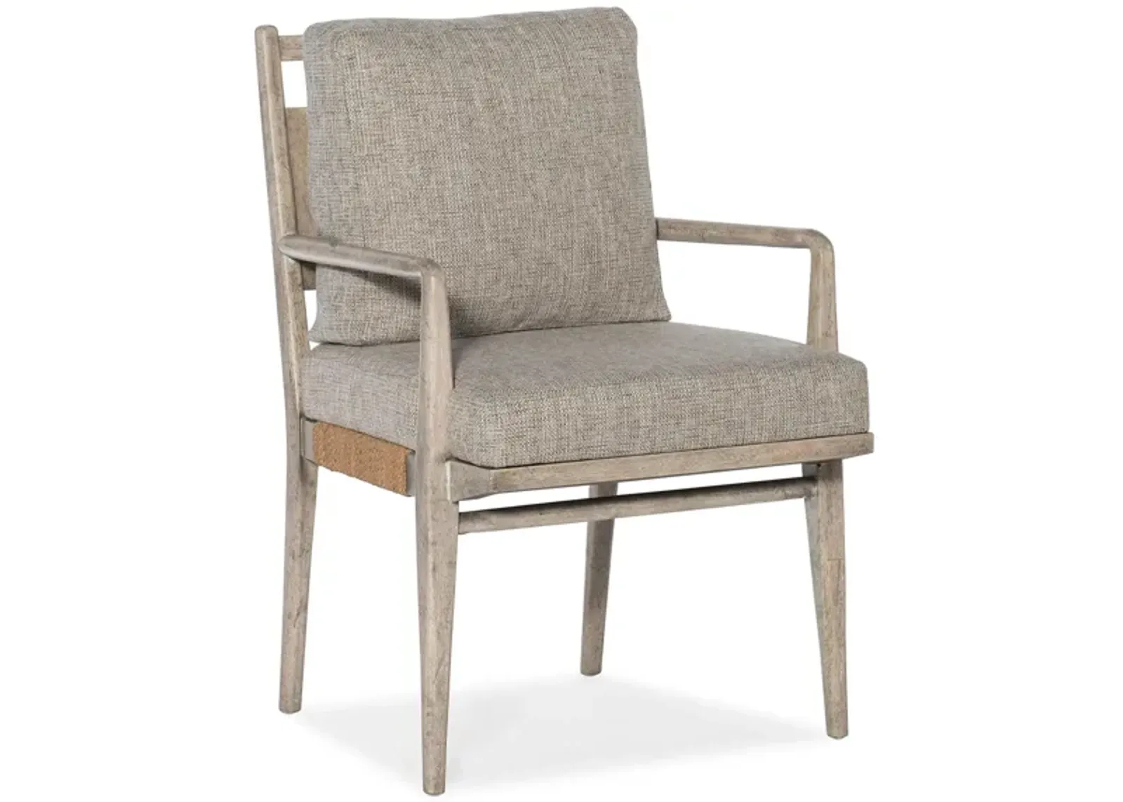 Amani Upholstered Arm Chair - Set of 2 in Buff Almond by Hooker Furniture