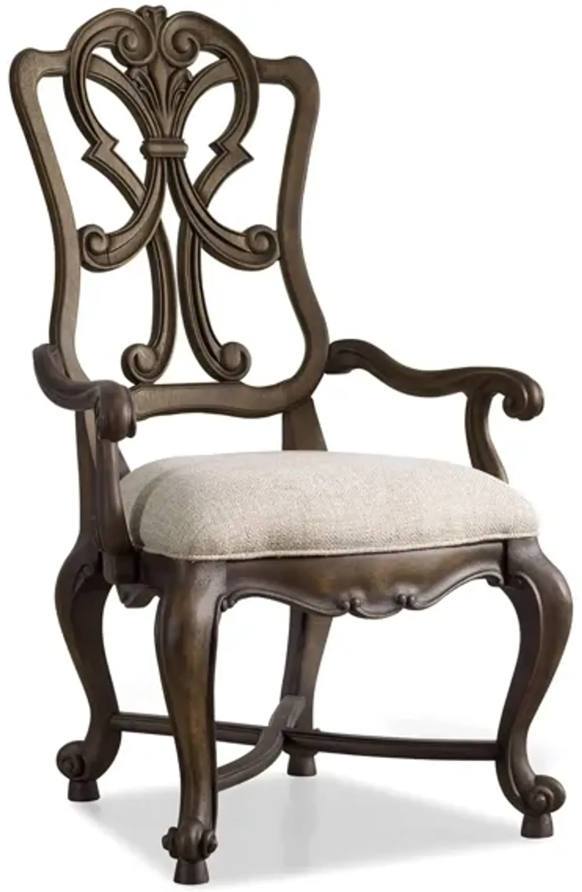 Rhapsody Arm Chair - Set of 2 in Walnut by Hooker Furniture