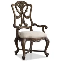 Rhapsody Arm Chair - Set of 2 in Walnut by Hooker Furniture