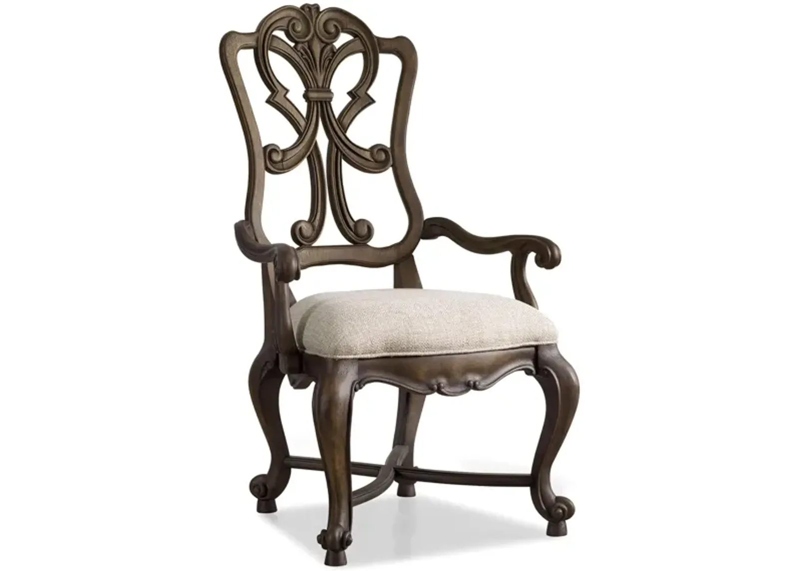 Rhapsody Arm Chair - Set of 2 in Walnut by Hooker Furniture