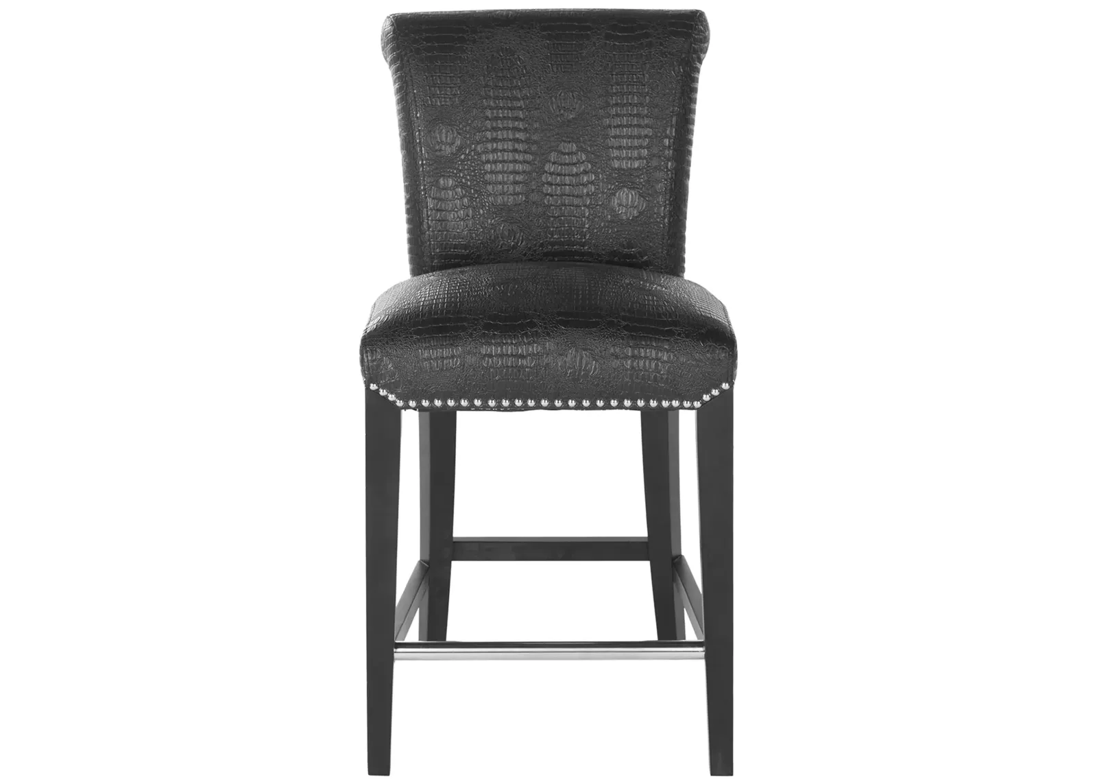 Seth Counter Stool in Black by Safavieh