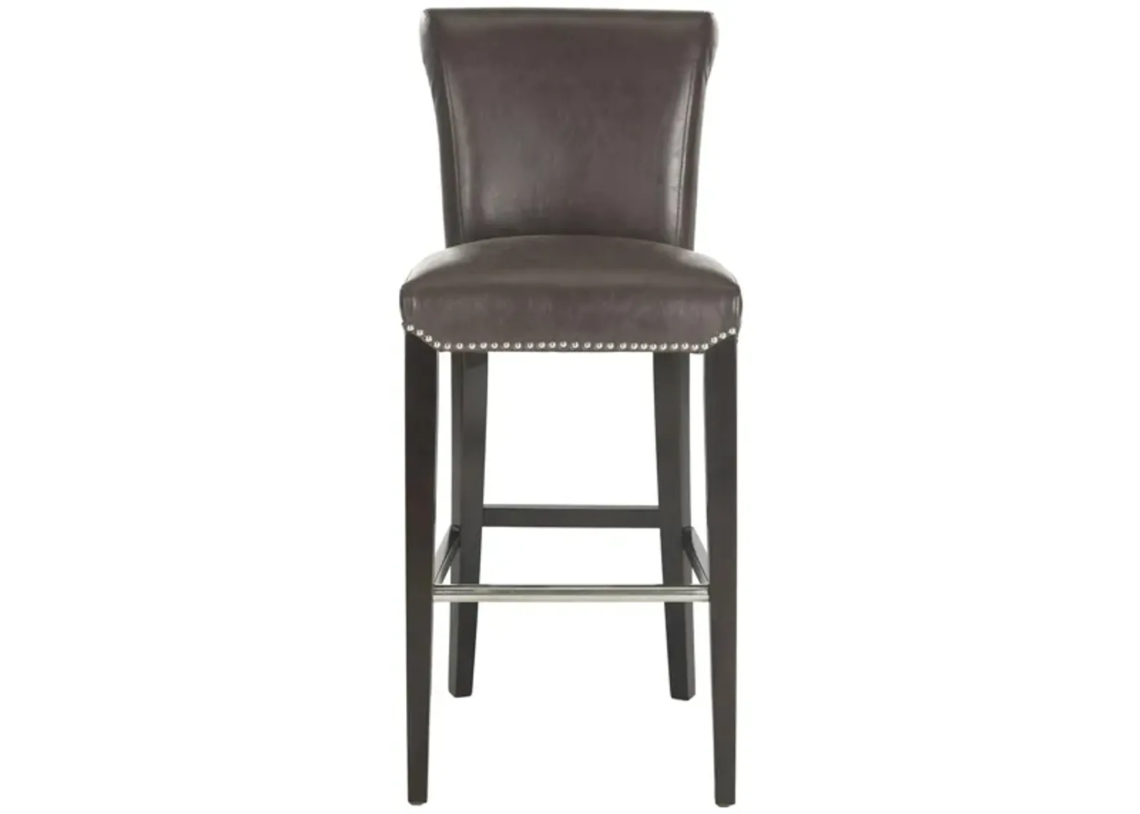 Seth Bar Stool in Antique Brown by Safavieh