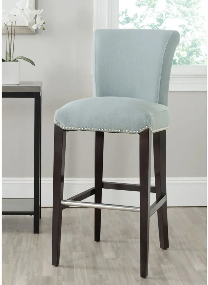 Seth Bar Stool in Sky Blue by Safavieh