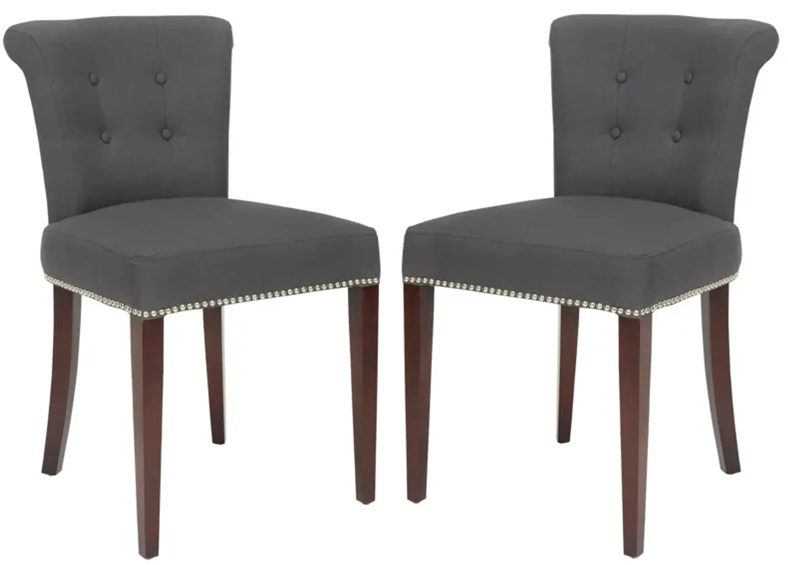 Aaron Linen Ring Dining Chair - Set of 2