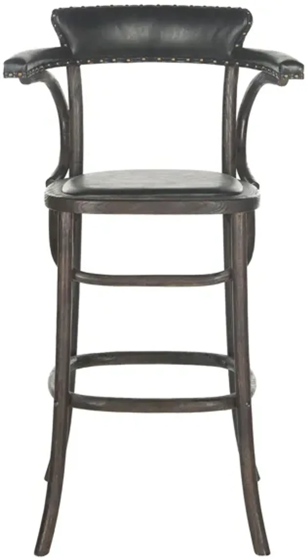 Carolyn Bar Stool in Antique Black by Safavieh