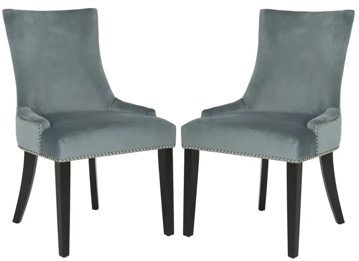 Lester Dining Chair - Set of 2 in Blue by Safavieh