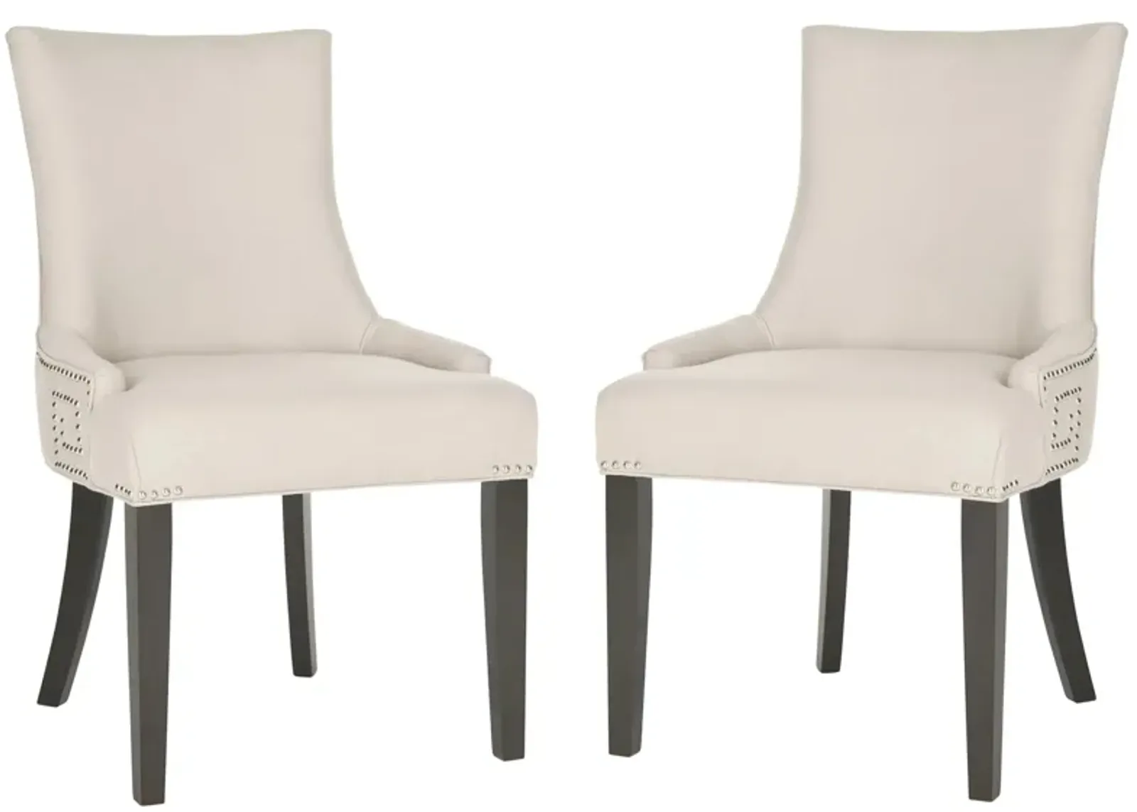 Marcie Dining Chair - Set of 2 in Taupe by Safavieh