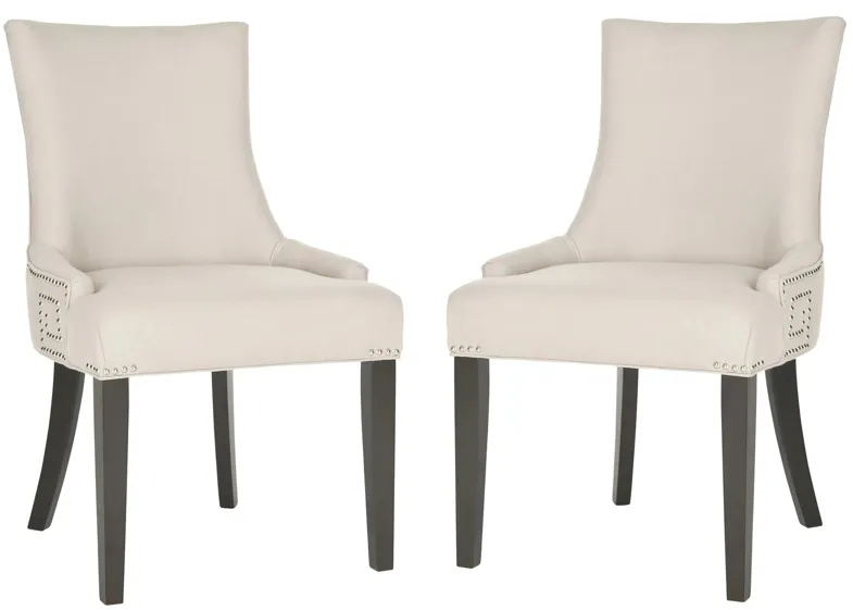 Marcie Dining Chair - Set of 2 in Taupe by Safavieh