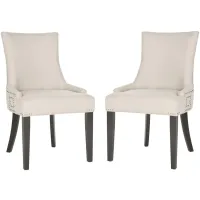 Marcie Dining Chair - Set of 2 in Taupe by Safavieh