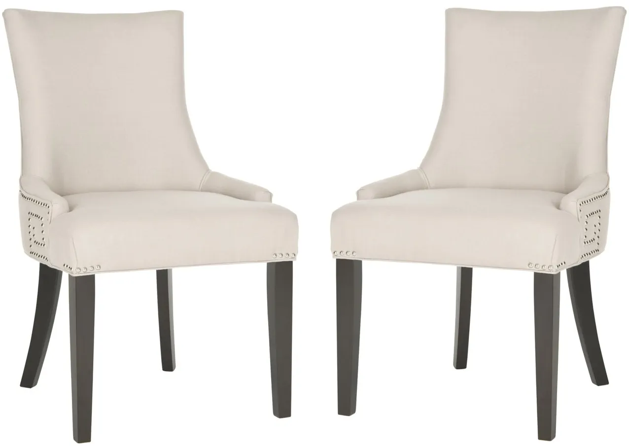 Marcie Dining Chair - Set of 2 in Taupe by Safavieh