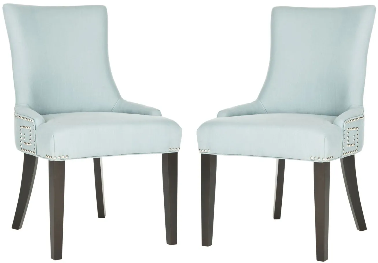 Marcie Dining Chair - Set of 2 in Light Blue by Safavieh