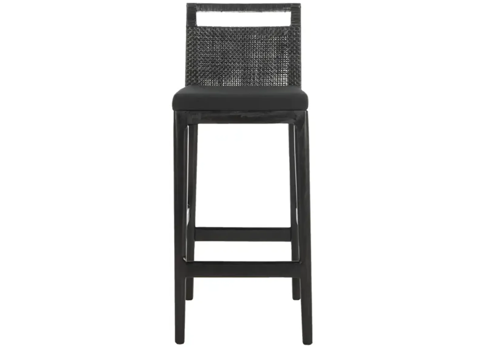 Charles Bar Stool in Black by Safavieh