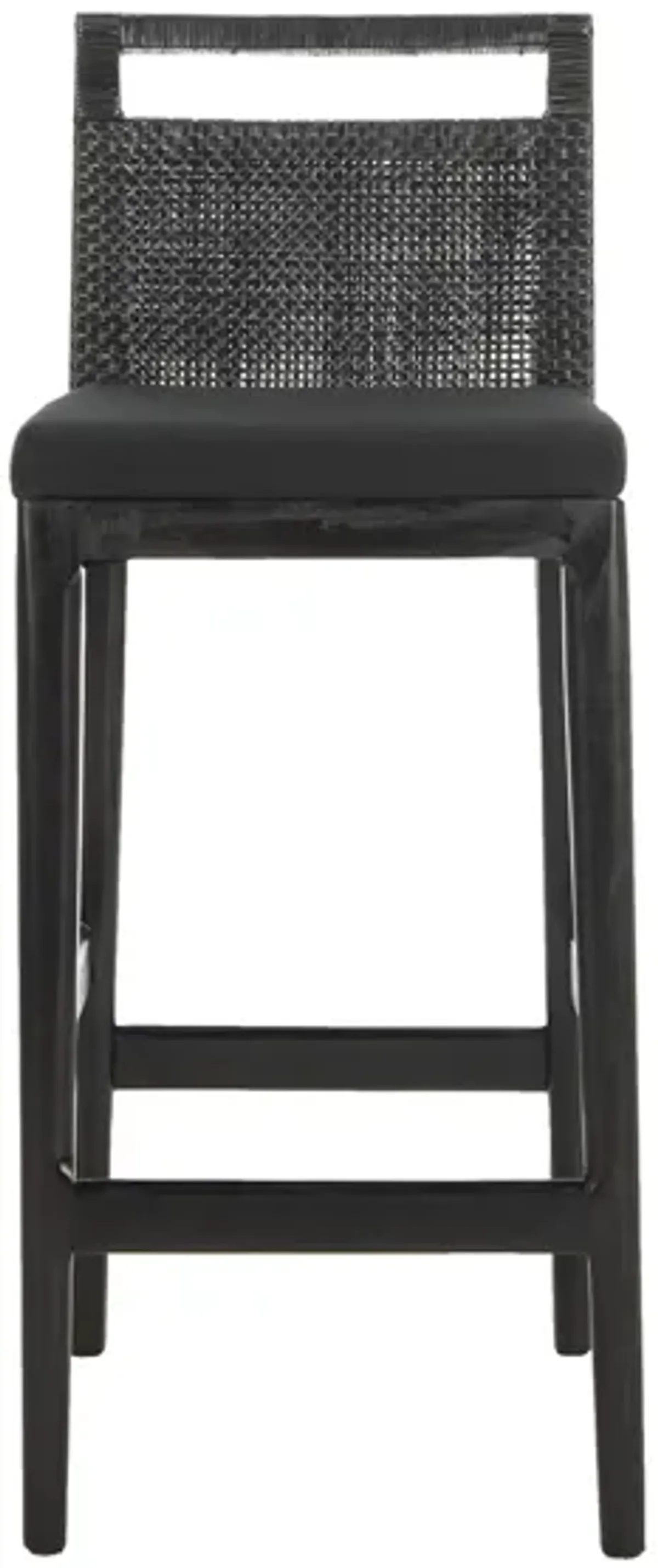 Charles Bar Stool in Black by Safavieh