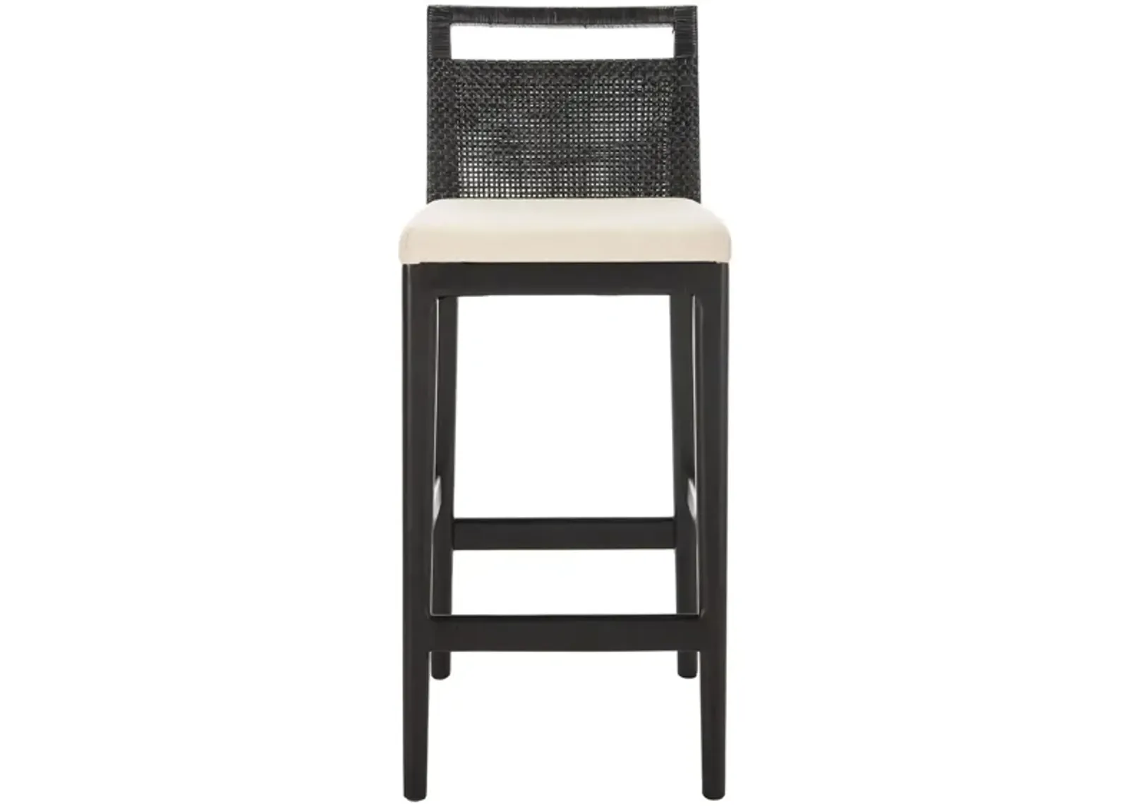 Charles Bar Stool in Black by Safavieh