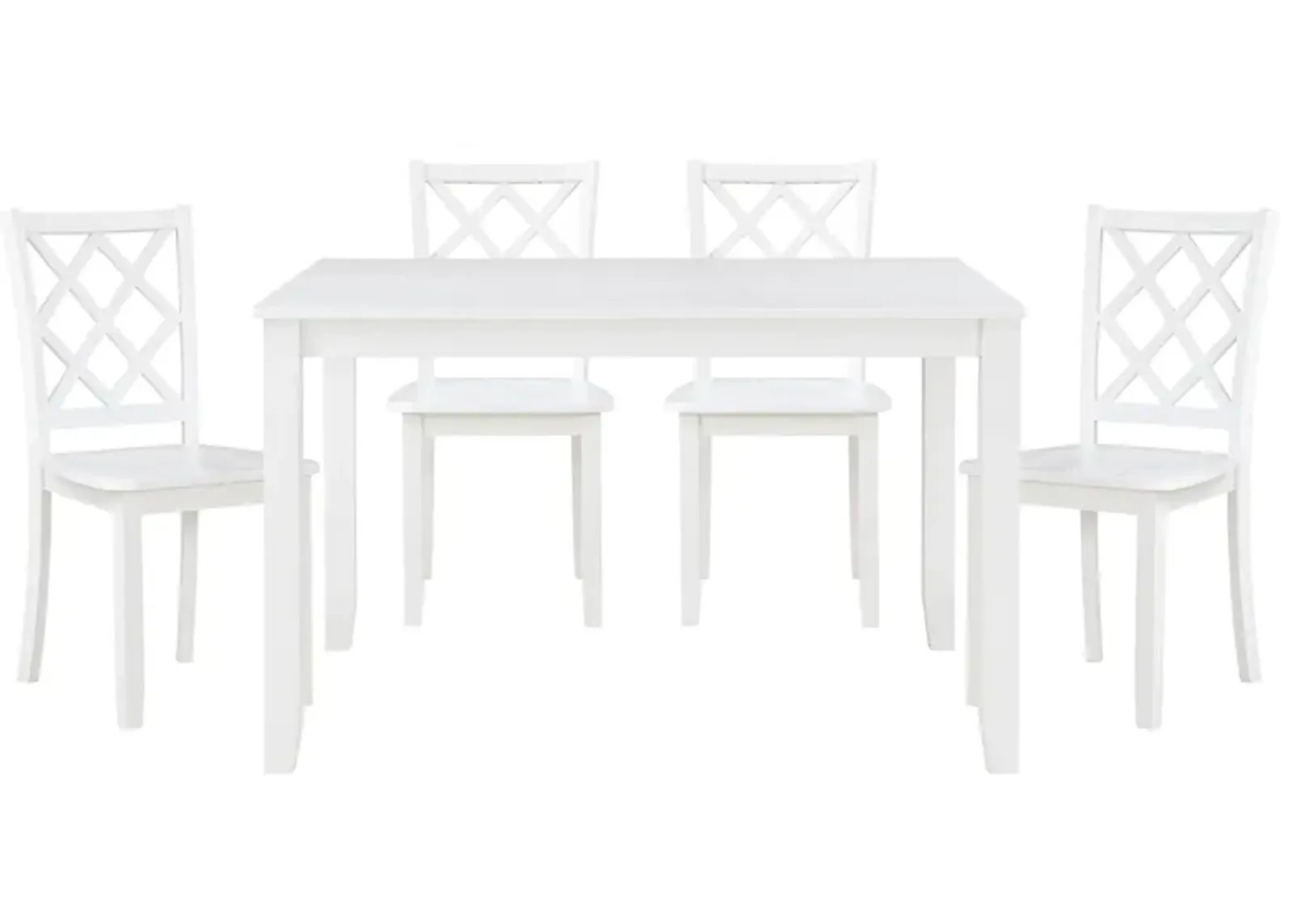 Powell 5-pc Dining Set in White by Homelegance