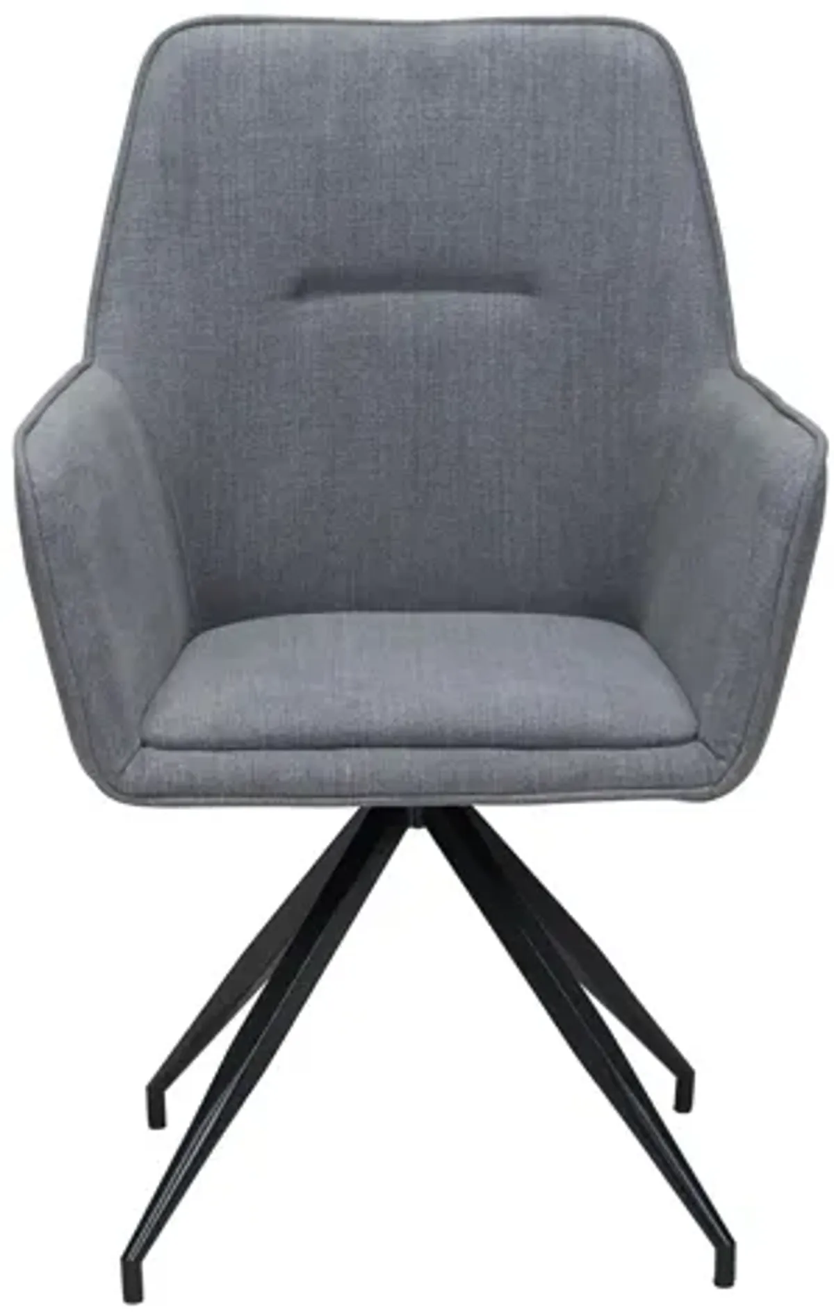 Watkins Dining Chair: Set of 2 in Gray, Black by Zuo Modern