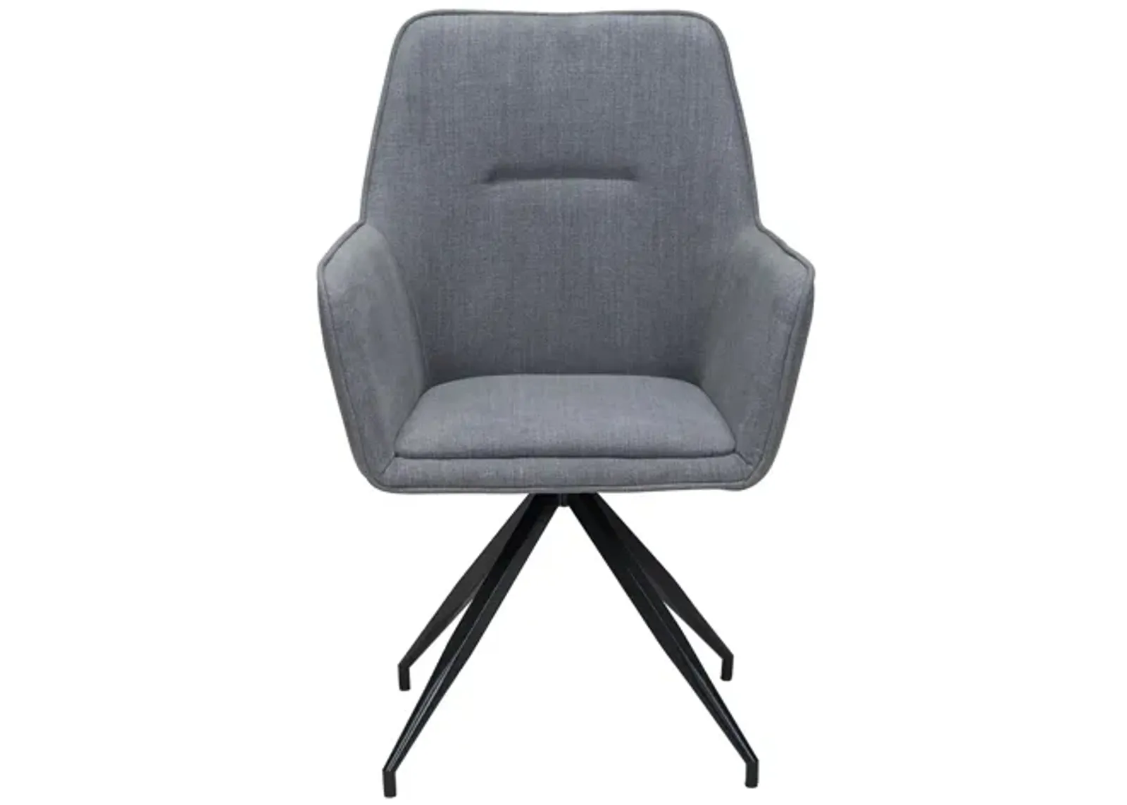 Watkins Dining Chair: Set of 2 in Gray, Black by Zuo Modern