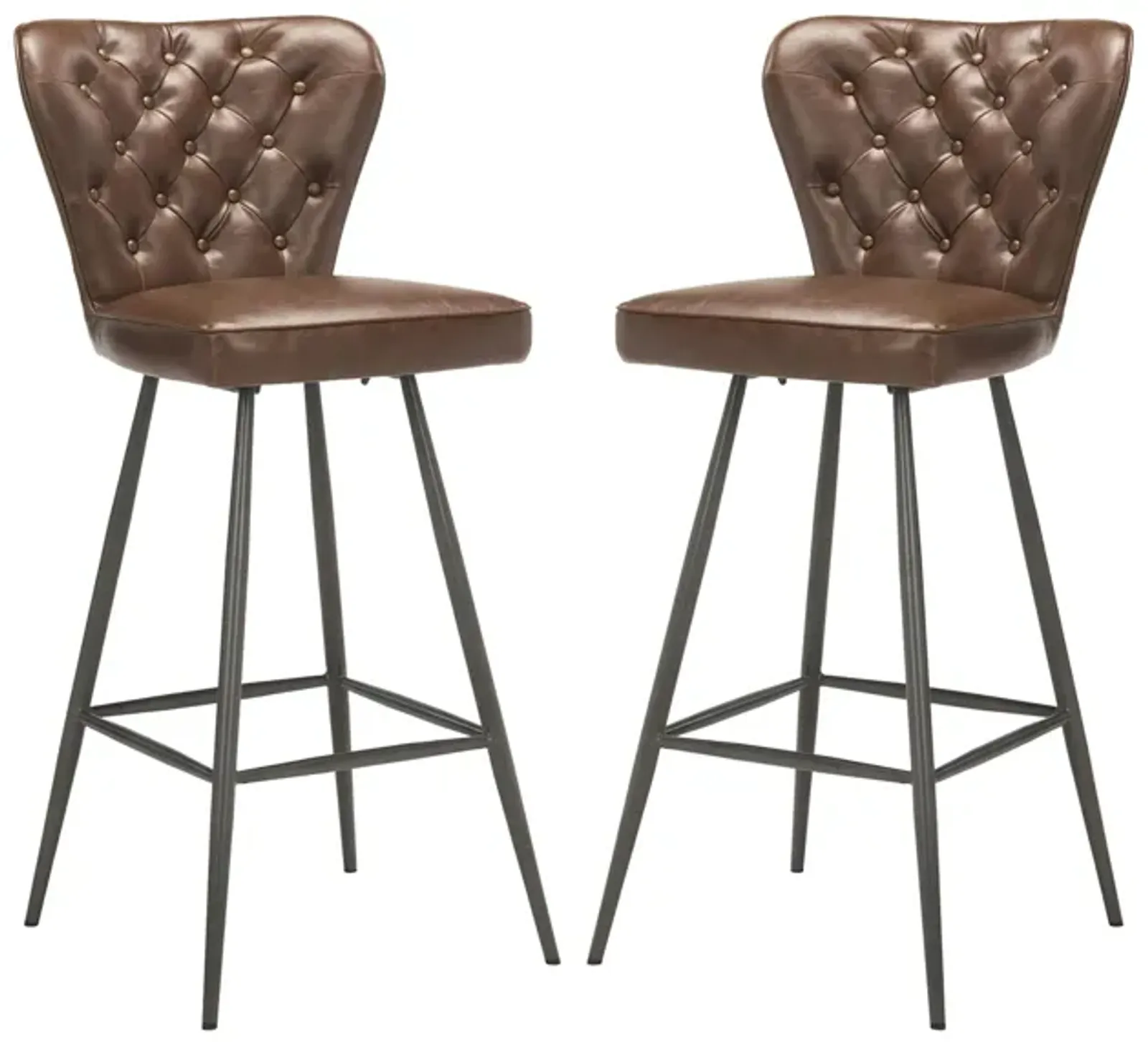 Kingford Tufted Bar Stool - Set of 2