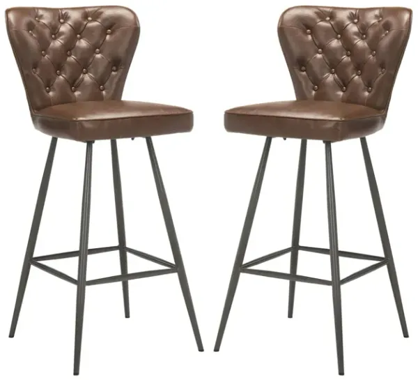 Kingford Tufted Bar Stool - Set of 2