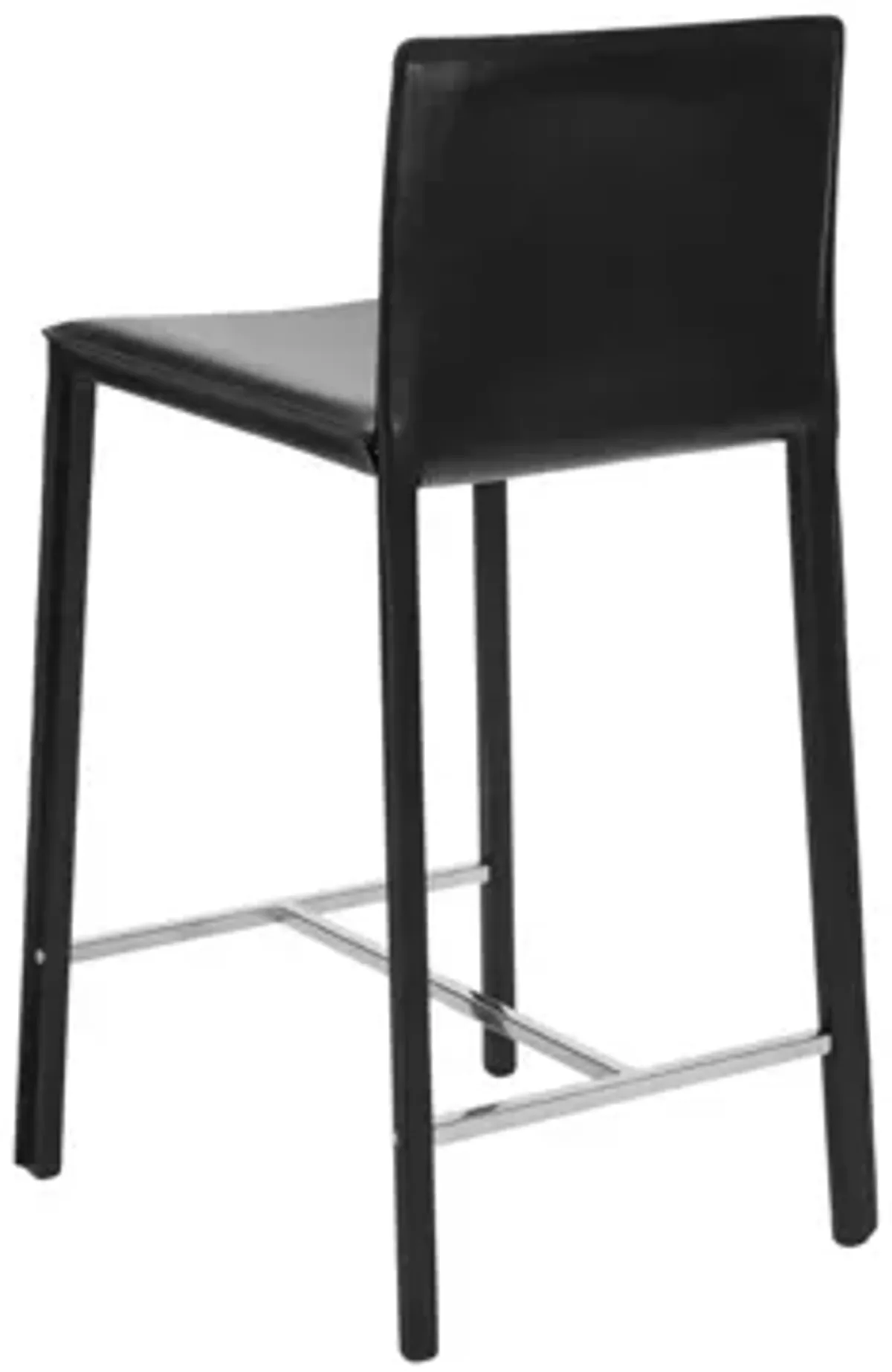 Jason Counter Stool - Set of 2 in Black by Safavieh