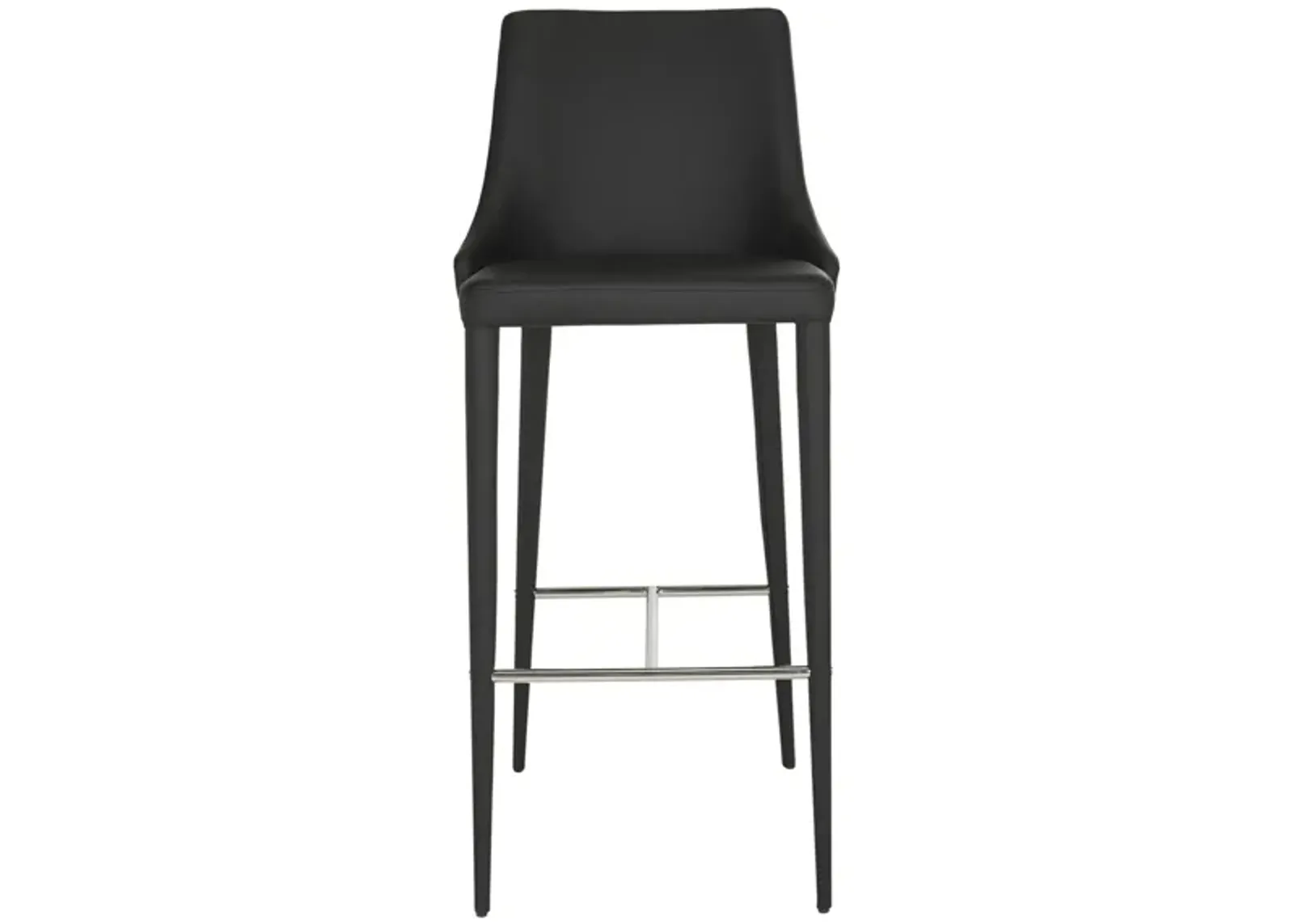 Norsi Bar Stool in Black by Safavieh