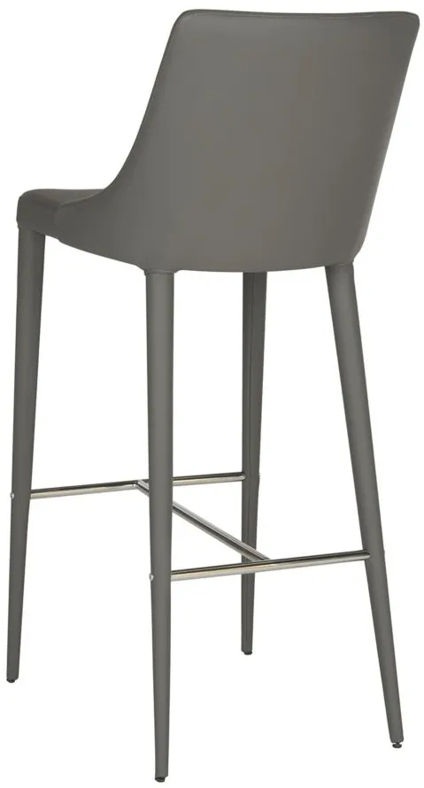 Norsi Bar Stool in Gray by Safavieh