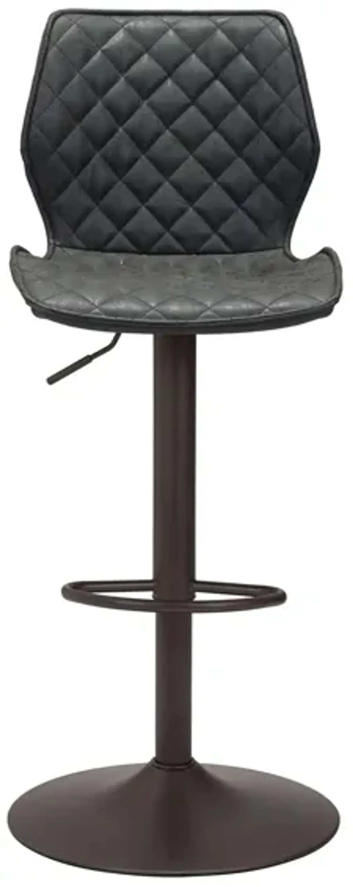 Seth Bar Stool Vintage in Vintage Black, Black by Zuo Modern