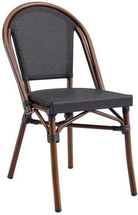 Jannie Side Chair in Black by EuroStyle