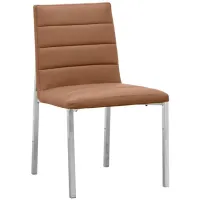 Amalfi Dining Chair- Set of 2 in Cognac by Bellanest