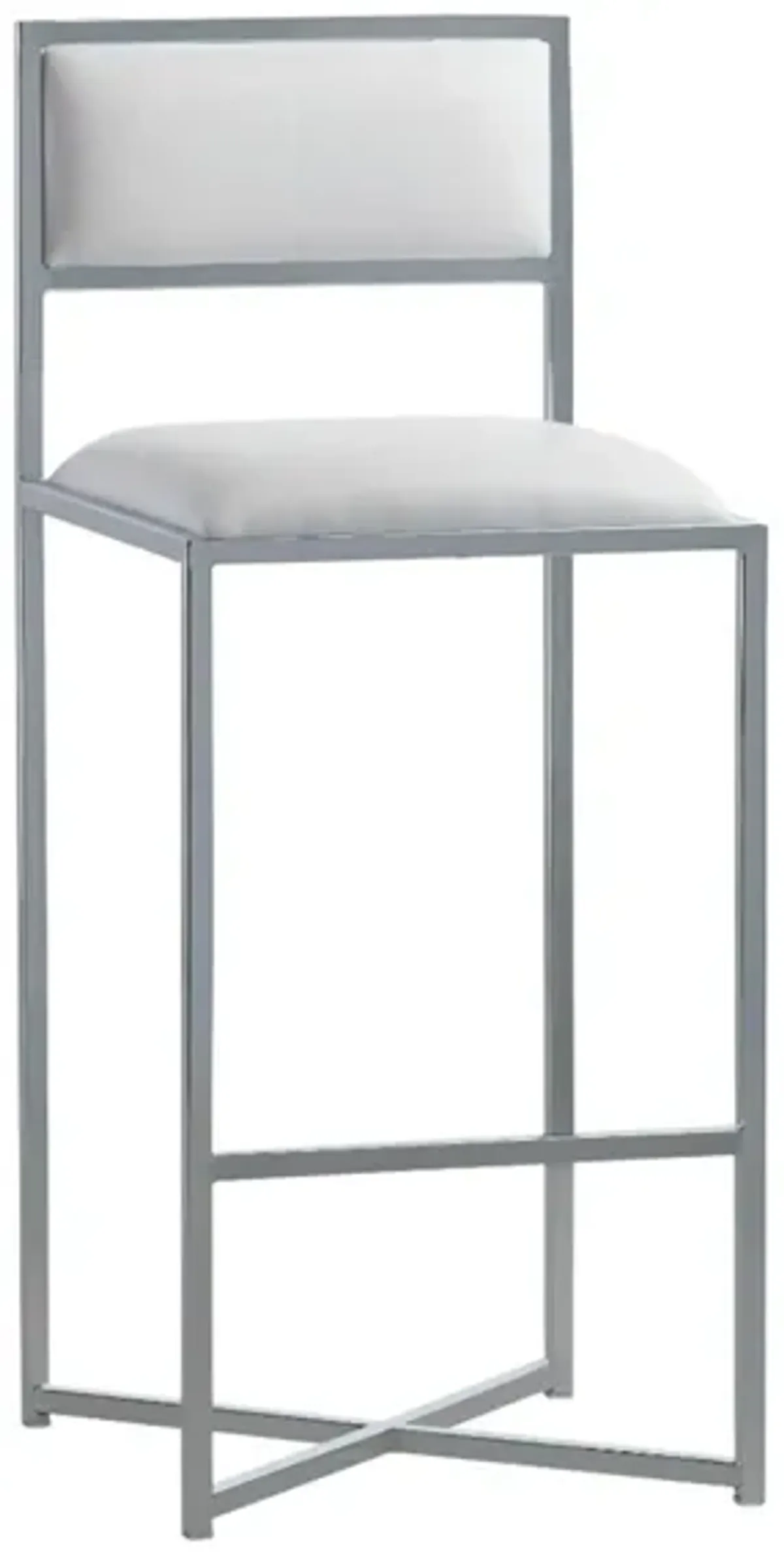 Amalfi X-Base Bar Stool- Set of 2 in White by Bellanest