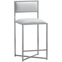 Amalfi X-Base Counter Stool- Set of 2 in White by Bellanest