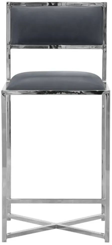 Amalfi X-Base Counter Stool- Set of 2 in Cobalt by Bellanest