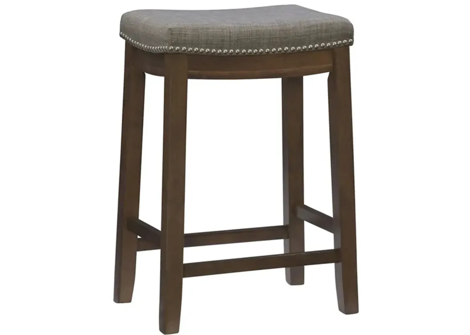 Claridge Counter Stool in Dark Brown by Linon Home Decor