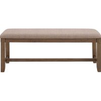 Cortez Dining Bench in Brown by Crown Mark